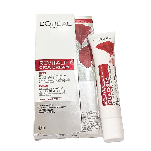 L'OREAL CREMA REVITALIFT CURA DELLA PELLE RIGENERANTE ANTI-ETA' CON CENTELLA ASIATICA 40ml - 3060